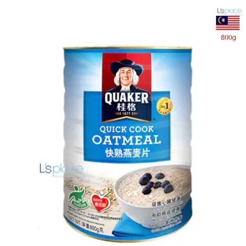 Quaker Yến mạch nấu nhanh lon lớn