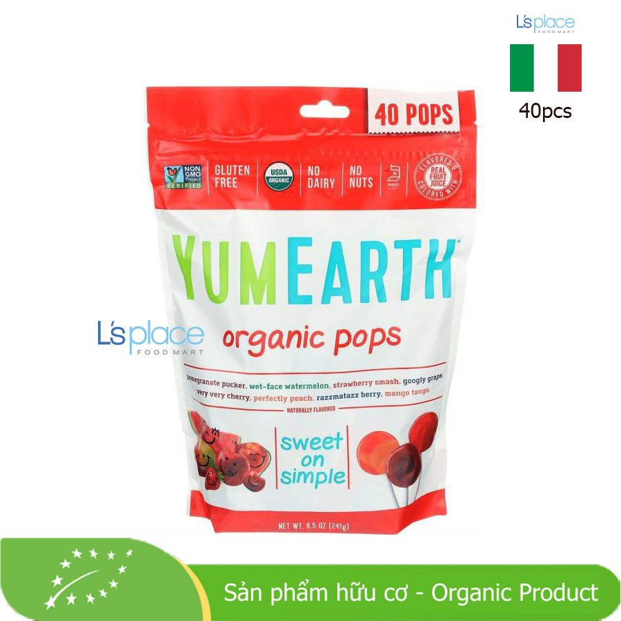 Yum Earth Kẹo que hữu cơ