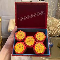 An Cung Ngưu Hoàng Hoàn Hộp Gấm Đỏ