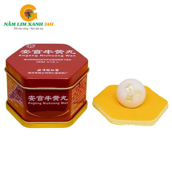  An Cung Ngưu Hoàng Hoàn Hộp Thiếc - Đồng Nhân Đường 