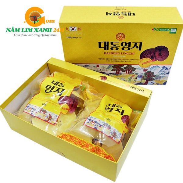  Nấm Linh Chi Imsil Deadong Hàn Quốc Hộp 1kg 