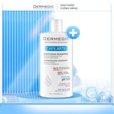  CAPILARTE Shooting Shampoo For Hypersensitive Scalp And Hair 300ml - Dầu gội cải thiện tình trạng rụng tóc cho da nhạy cảm 