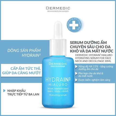  HYDRAIN Hydrating serum - Serum cấp ẩm dành cho da khô mất nước 