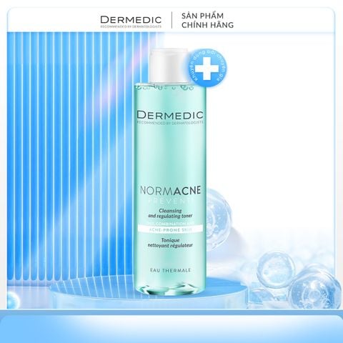  NORMACNE Cleansing And Regulating Skin Toner - Toner Làm Sạch Và Kiểm Soát Nhờn Cho Da Dầu, Mụn 