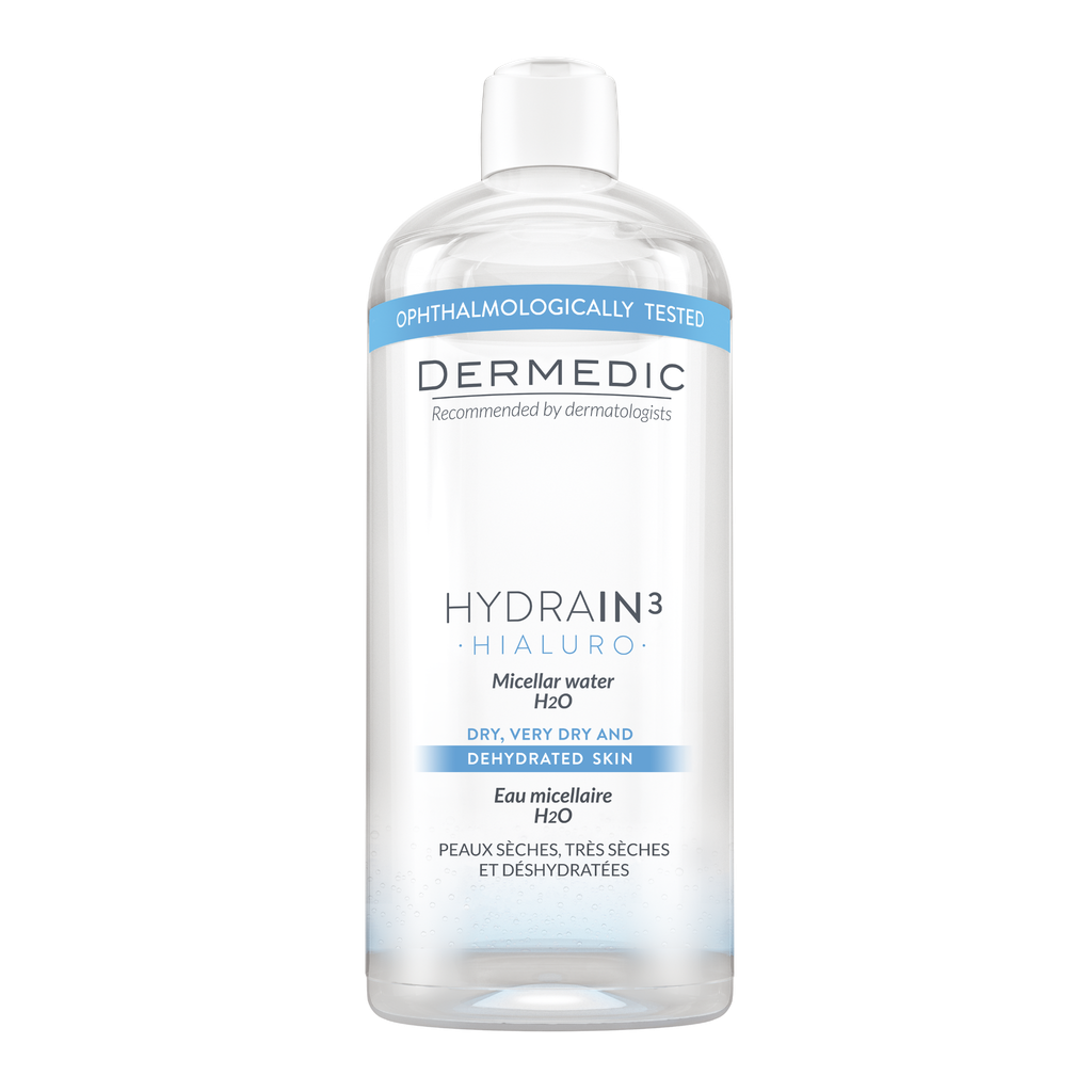  HYDRAIN3 Micellar Water H2O 500 ml - Nước tẩy trang dành cho da khô và da mất nước 