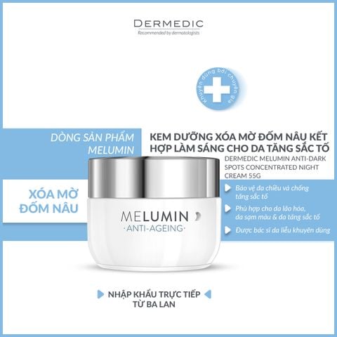  MELUMIN Anti-dark Spots Concentrated Night Cream - Kem dưỡng sáng da ban đêm 50ml 