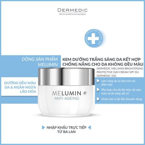  MELUMIN Brightening Protective Day Cream SPF 50+ - Kem dưỡng làm sáng da, đều màu da ban ngày 50ml 