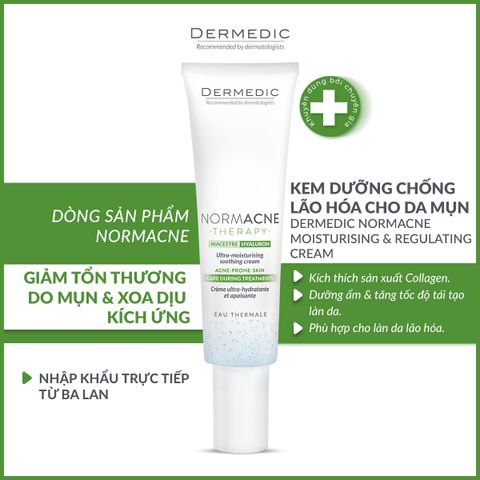  NORMACNE Ultra Moisturising Soothing Cream - Kem dưỡng cấp ẩm điều trị mụn 