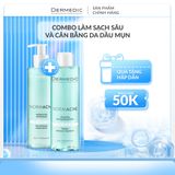  Combo Làm Sạch Sâu và Cân Bằng Da Dầu Mụn Dermedic Normacne Giúp Điều Tiết Lượng Bã Nhờn 
