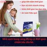  2 miếng mút cọ rửa đa năng Condor tẩy sạch sáng bóng các dụng cụ nhà bếp, không cần sử dụng chất tẩy rửa - Hàng Nội Địa Nhật 