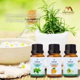  [HMK] Combo 3 chai Tinh dầu cao cấp 10ml x3 - Diệt khuẩn, khử mùi hôi, chống say xe, lưu hương lâu bền - 3 mùi ngẫu nhiên 