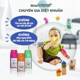  Trải nghiệm Miễn phí - Bộ Xịt Khuẩn Cho Trẻ Nhỏ  - Phòng bệnh Chân Tay Miệng - Công nghệ Diệt khuẩn Nano Bạc 