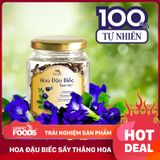  [HMK] Hoa đậu biếc tự nhiên sấy thăng hoa cao cấp hủ thủy tinh 10g - Giảm nếp nhăn, chống lão hóa - Không chất bảo quản, không phẩm màu 