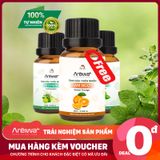  [Miễn phí] Lọ Tinh dầu Thiên Nhiên Areiwa 10ml - Khử Mùi Hôi Xe, Tạo Mùi Thơm x Dùng được mọi máy xông - Mùi ngẫu nhiên 