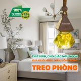  [Ưu đãi] Mua từ 2 Lọ Tinh dầu treo xe hơi cao cấp 100% tự nhiên thương hiệu Areiwa 5ml - Tặng lọ châm thêm 10ml x Miễn phí giao hàng toàn quốc 