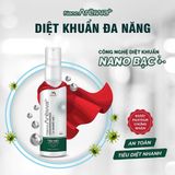  Chai Dung Dịch Khử Khuẩn Đa Năng Nano Areiwa 60ml 