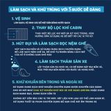  Chai Xịt Khuẩn Khử Mùi Xe Hơi Nano Areiwa- An toàn - Không hóa chất - Tái tạo không khí trong lành 