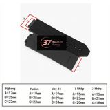  Dây đồng hồ Hublot cao su dọc dài size 19-25-22 Fushion Case 42 