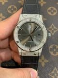  Đồng hồ Hublot Classic Fusion Gray Lên Moissanite Hongkong 