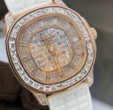  Đồng Hồ Patek Philippe 5062/450R Chế Tác Full Kim Cương Baguette Vàng Khối 18K 