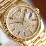  ROLEX DATEDAY eta 2836 L904 v36 - Gold - Relica 1:1 