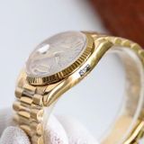  ROLEX DATEDAY eta 2836 L904 v36 - Gold - Relica 1:1 