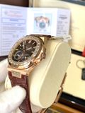  Đồng Hồ Patek Philippe Nautilus 5724/R-001 - Mạ Vàng Lên Kim Cương Moissannite - Replica 