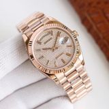  ROLEX DATEDAY eta 2836 L904 v36 - rose - Relica 1:1 