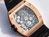  Richard Mille REPLICA 1:1- RM 001 TOURBILLON JB Rose Gold Black Dial 