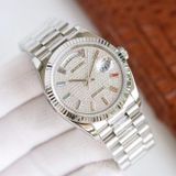  ROLEX DATEDAY eta 2836 L904 v36 - white - Relica 1:1 