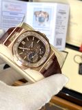  Đồng Hồ Patek Philippe Nautilus 5724/R-001 - Mạ Vàng Lên Kim Cương Moissannite - Replica 