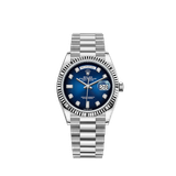  ROLEX DATEDAY EW factory  128239 Mặt Số Ombré Xanh Dương - Replica 