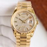  ROLEX DATEDAY eta 2836 L904 v36 - Gold - Relica 1:1 