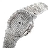  PATEK PHILIPPE Nautilus White Gold 5719/1G-001, 40mm- Replica full Kim cương nhân tạo 
