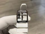  Đồng hồ Franck Muller nữ  Uwhite siêu cấp đính full kim cương nhân tạo FM V32 