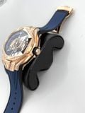  HUBLOT Sang Bleu II King Gold Pave Chronograph Automatic Diamond Black Dial Watch 418.OX.1108.RX.1604.MXM20 418.OX.1108.RX.1604.MXM 