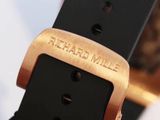  Richard Mille REPLICA 1:1- RM 001 TOURBILLON JB Rose Gold Black Dial 