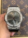  Đồng hồ Hublot Classic Fusion Gray Lên Moissanite Hongkong 