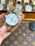  Đồng Hồ Rolex Datejust 36 126233 Mặt Số Trắng Cọc Số Dạ Quang - Replica 