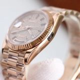  ROLEX DATEDAY eta 2836 L904 v36 - rose - Relica 1:1 