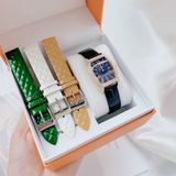  Sét Đồng Hồ Nữ Davena D31630 v29mm 4 Dây Thay Thế - Chính Hãng 