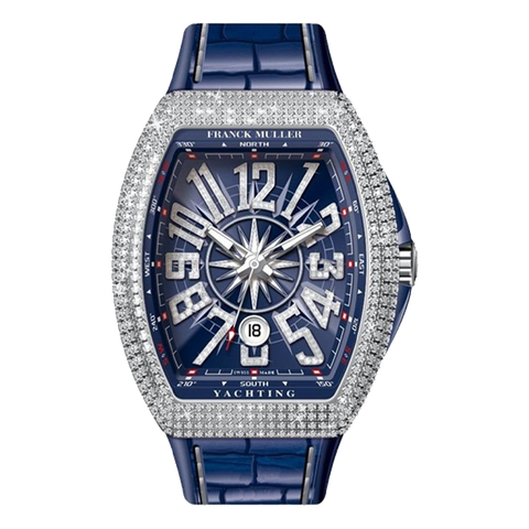  Franck Muller Vanguard Yachting Stainless Steel Diamonds V 45 