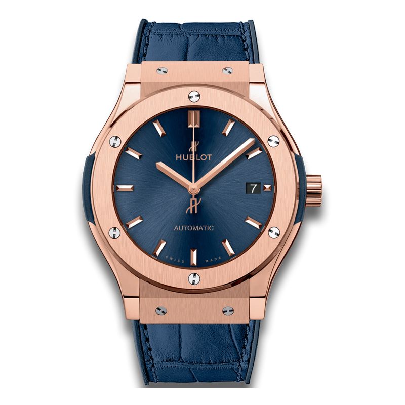  Đồng hồ Hublot Classic - REPLICA 1:1 |  Fusion Blue King Gold 511.OX.7180.LR 42mm 