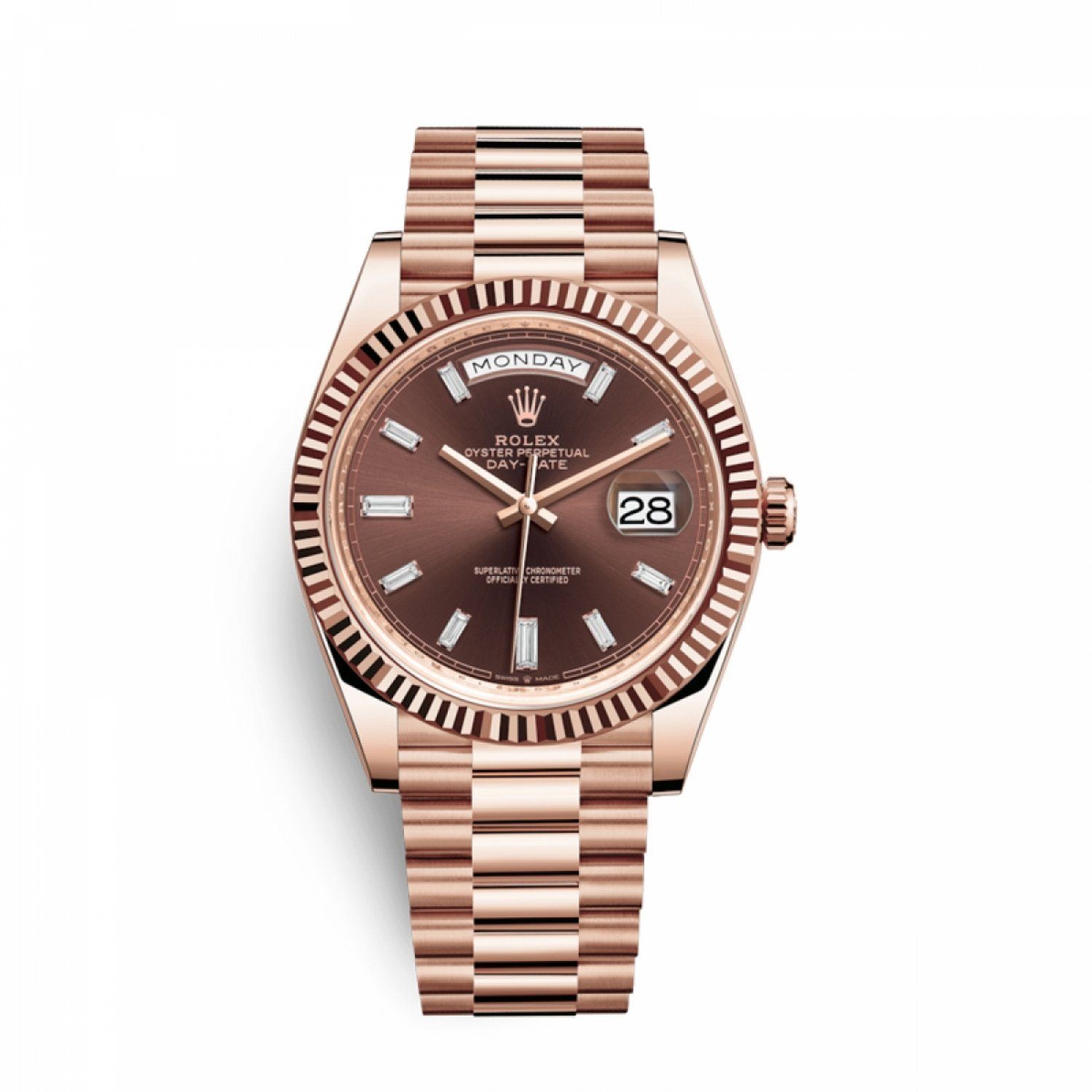  Đồng hồ Rolex - REPLICA 1:1 | Day Date 40mm 228235 Chocolate Dial Everose Gold 
