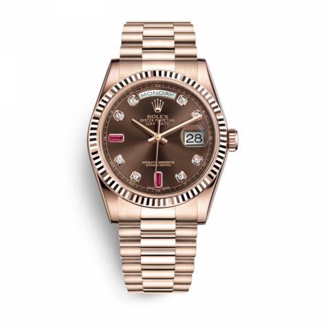  Đồng hồ Rolex - REPLICA 1:1 |  Day Date President Automatic Day Date 118235 CHODRP 