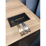  Khoá đồng hồ Rolex 3 mắt 3 màu vàng, trắng, chỉ vàng 