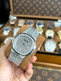  PATEK PHILIPPE Nautilus White Gold 5719/1G-001, 40mm- Replica full Kim cương nhân tạo 