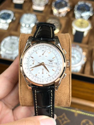  LONGINES HERITAGE 1954 CHRONOGRAPH L2.747.4.72.2 v42mm - Replica 