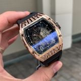  Richard Mille Rm 023 Rose Gold FULL DIAMONDS 