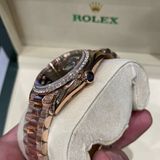  Đồng Hồ Rolex DAY DATE Oyster 118235 EW v36 mm vàng Everose - Replica 1:1 